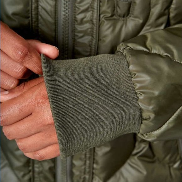 MONDETTA Women Quilted Down Parka 650 Fill Power--Green - Picture 4 of 10